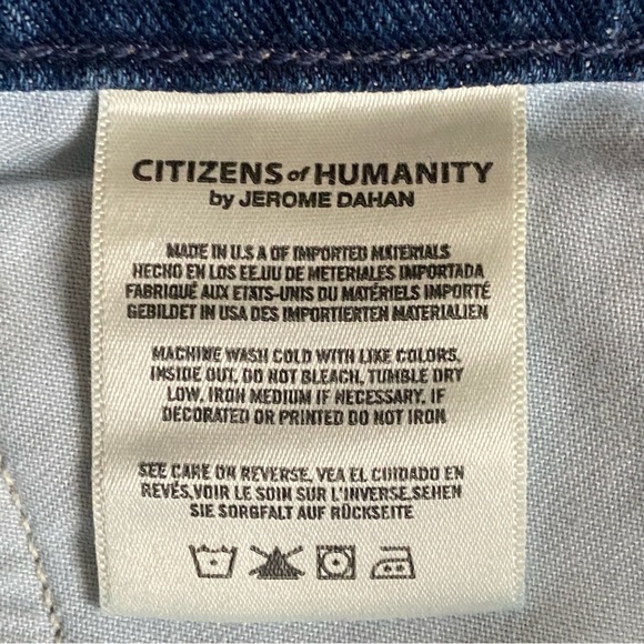 Citizens of Humanity Denim Blue Button Fly Jean Shorts Sz 27 - Picture 10 of 10
